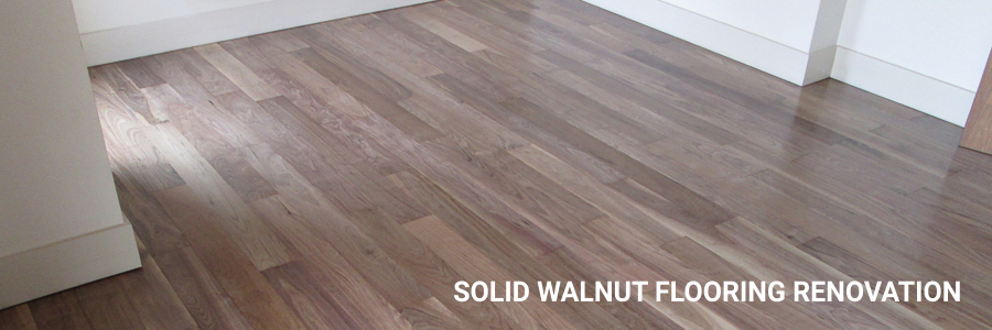 Solid Walnut Flooring Renovation