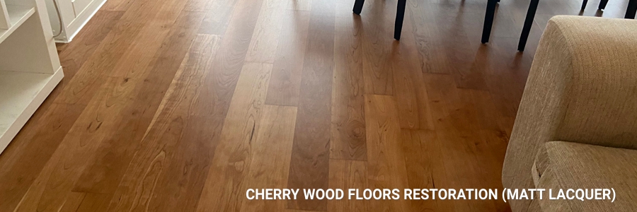 Engineered Cherry Floors Restoration Matt 1
