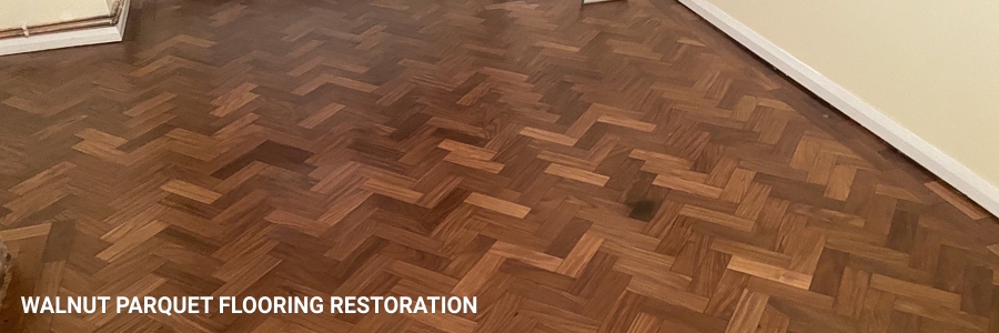 Parquet Flooring Walnut Restoration Sanding 3