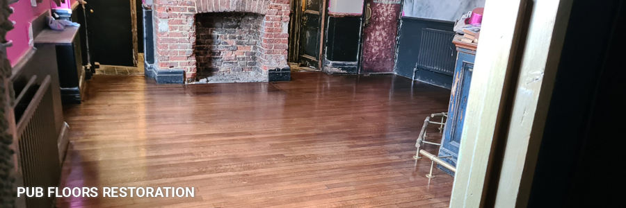 Pub Floor Restoration 1